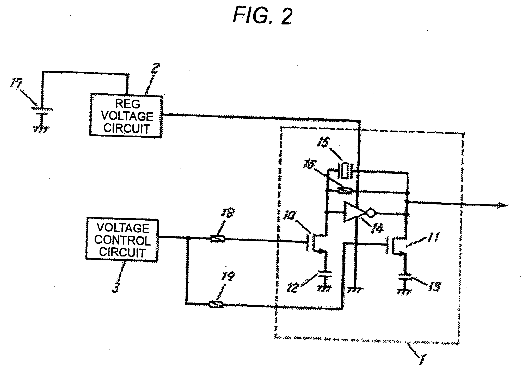 Oscillator starting control circuit