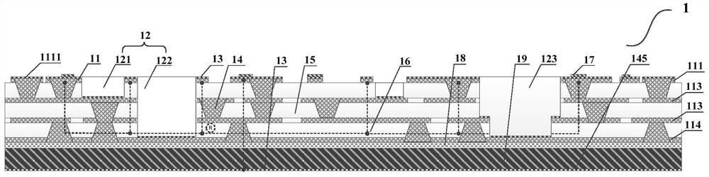 Airtight high-thermal-conductivity LCP packaging substrate, manufacturing method and multi-chip system-in-package structure