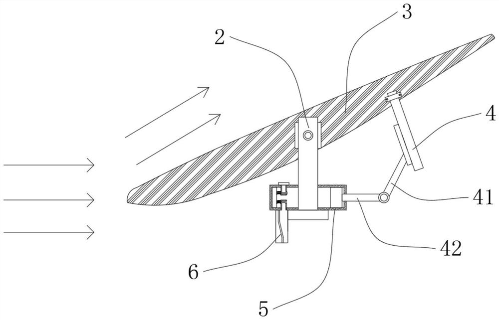 Smart city sign capable of reducing wind resistance based on Bernoulli principle