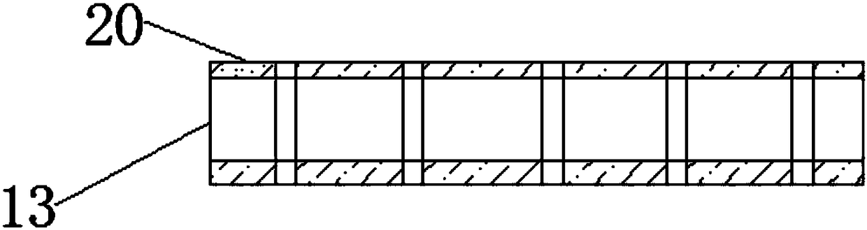 High-efficient cleaning and derusting device for iron and steel castings