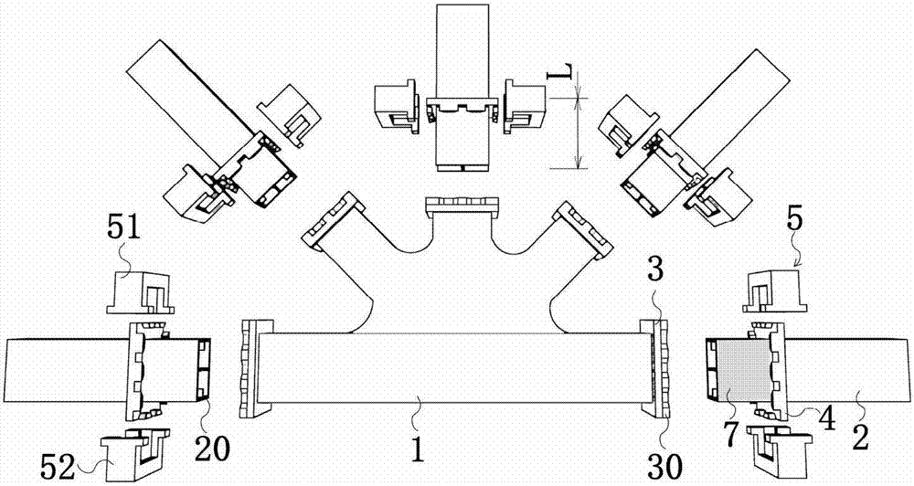 Inserted-type steel truss joint construction for building bridge or building structure