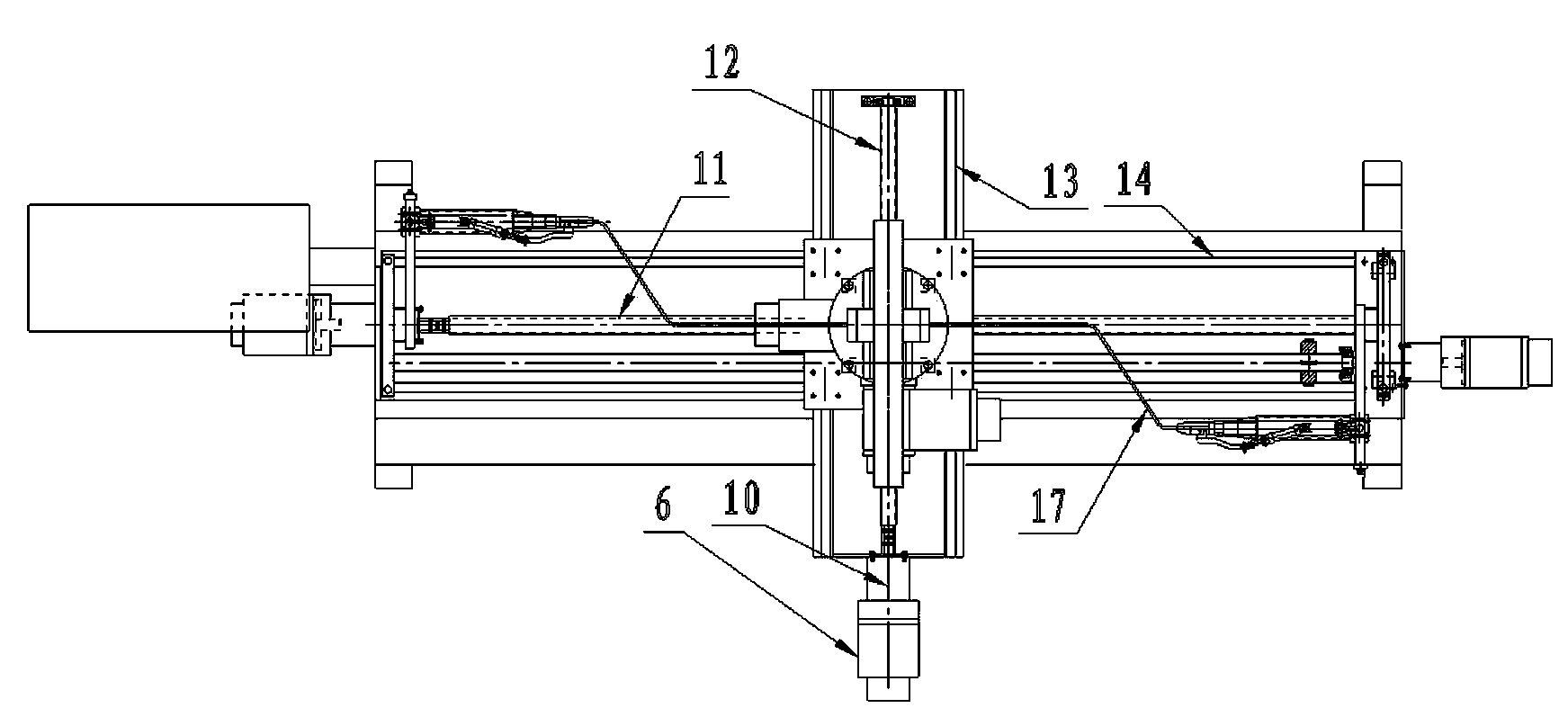 Full-automatic numerical-control bundling machine for wind power rotor windings