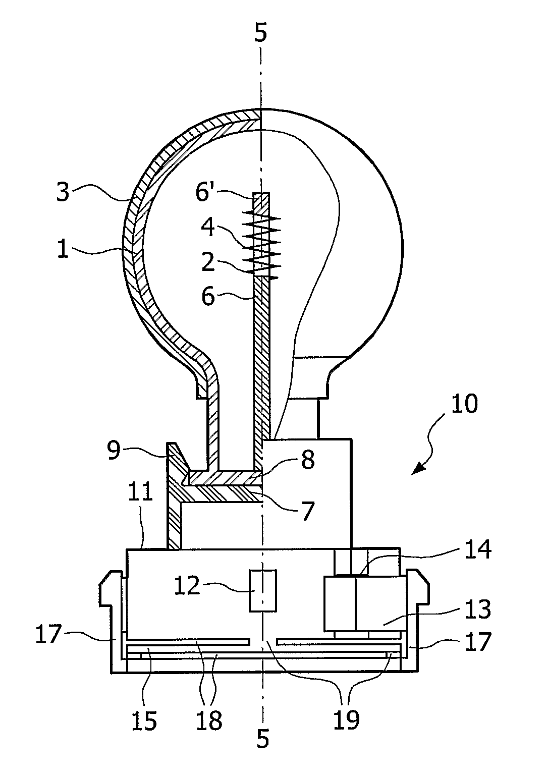 Light-transmitting substrate provided with a light-absorbing coating, light absorbing coating as well as method of preparing a light-absorbing coating