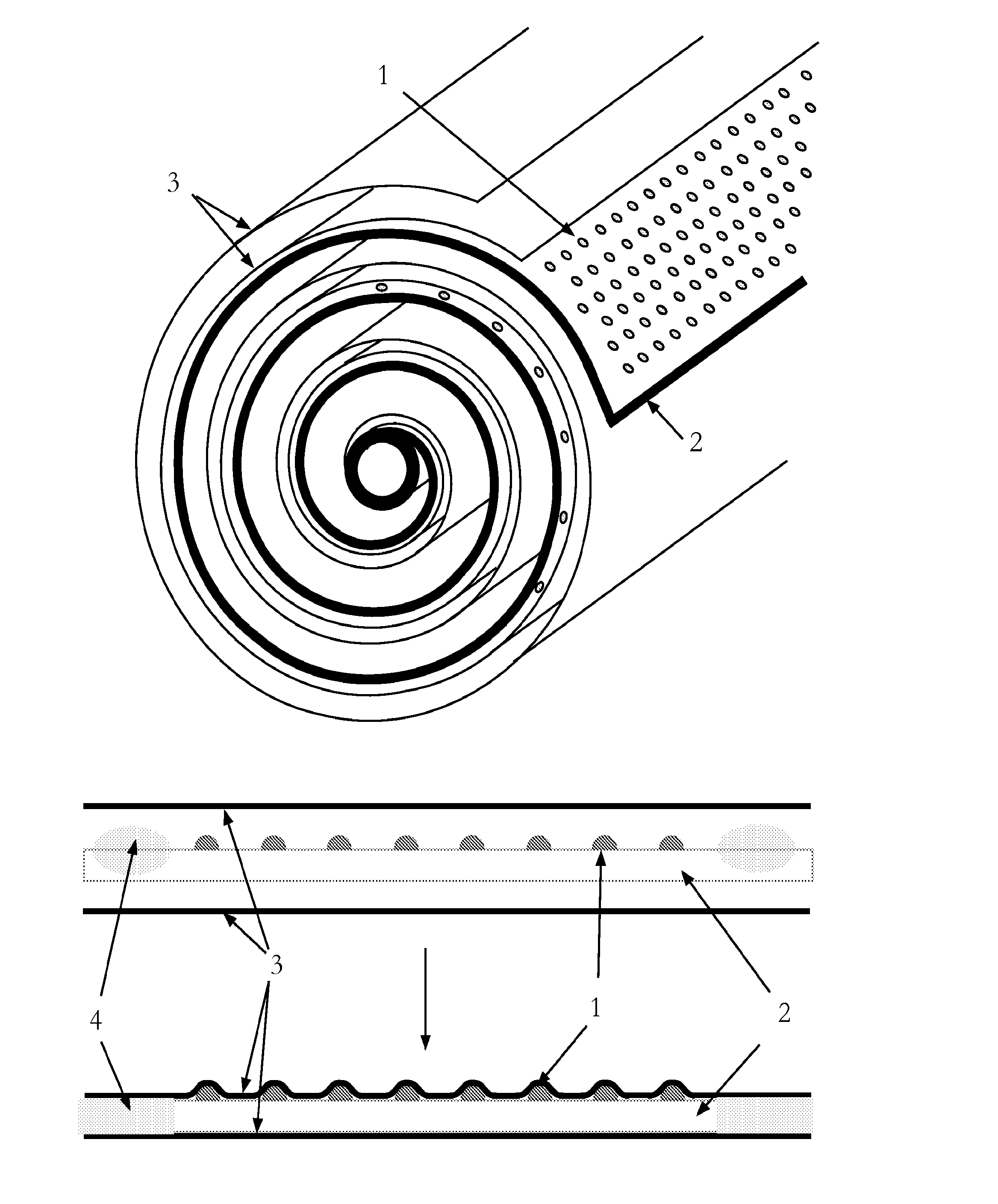 Improved Spiral Wound Element Construction