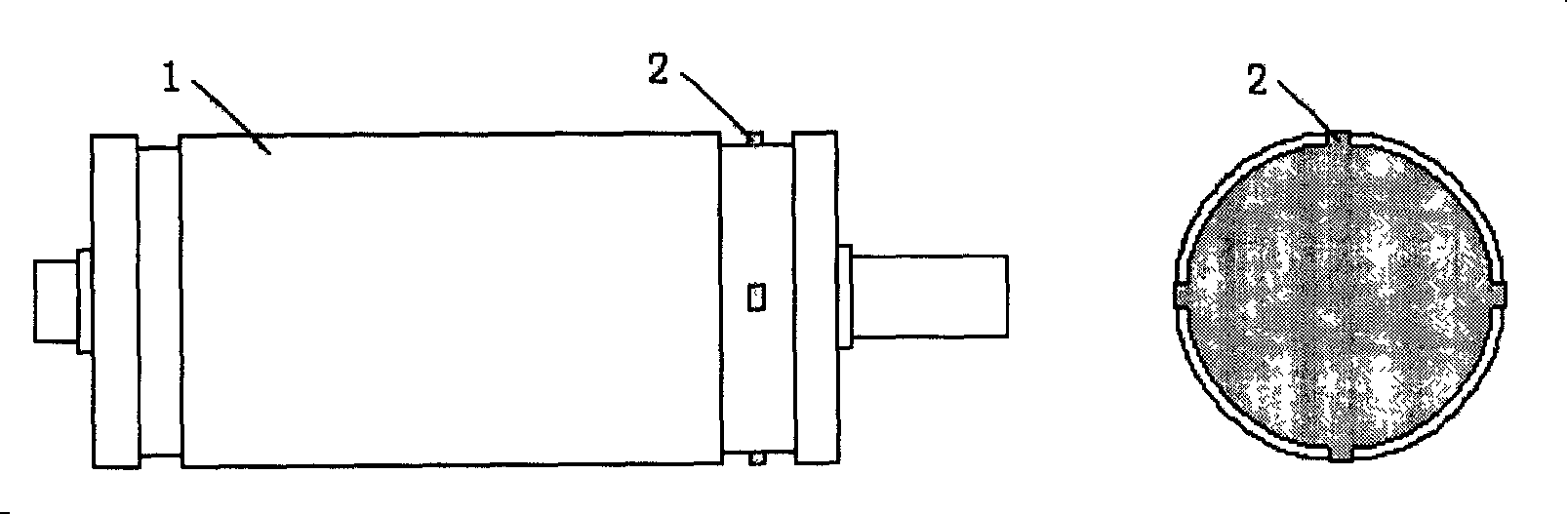 Precision positioning method for rotating mould cutting roller