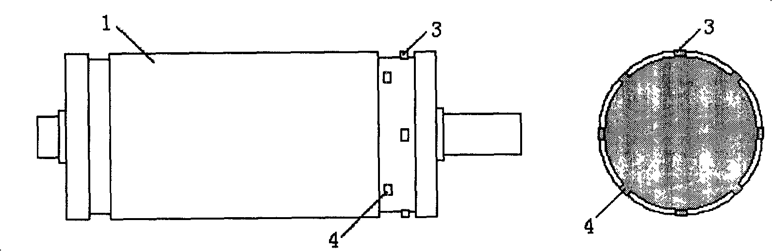 Precision positioning method for rotating mould cutting roller