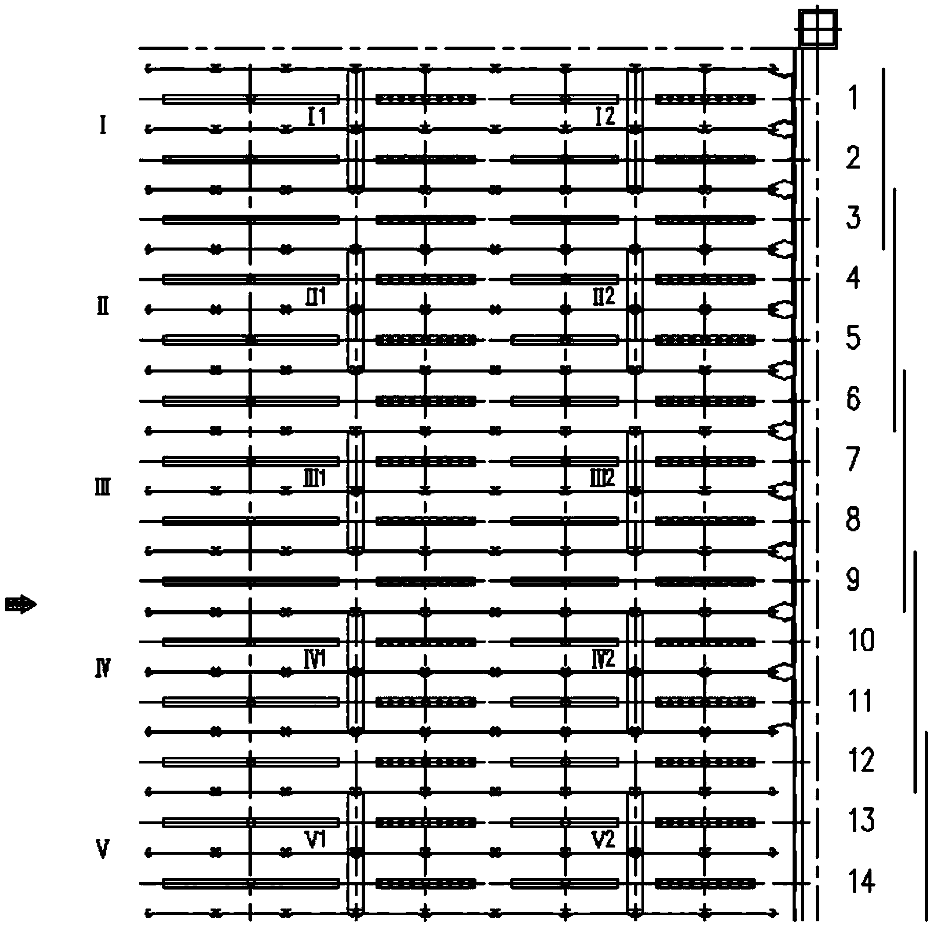 Electric precipitator for removing ash through isolated vibration and striking and isolated vibration-striking time schedule control method