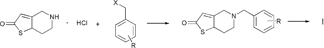 Thienopyridine ester derivative containing nitrile group, its preparation method and its purpose