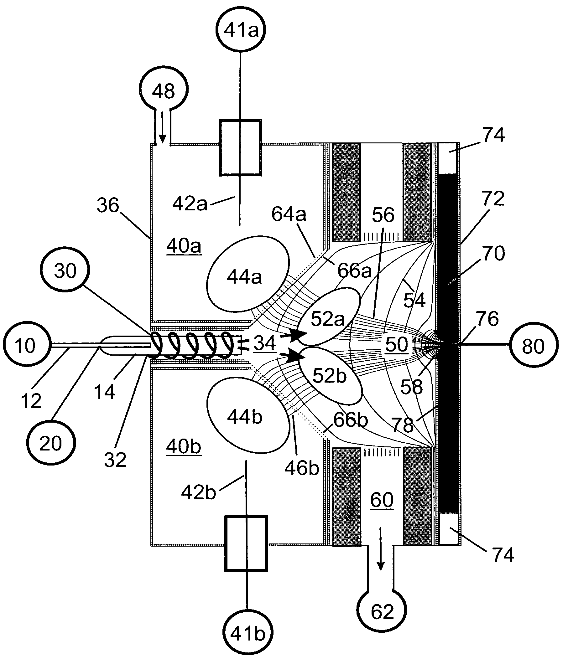 Remote reagent chemical ionization source