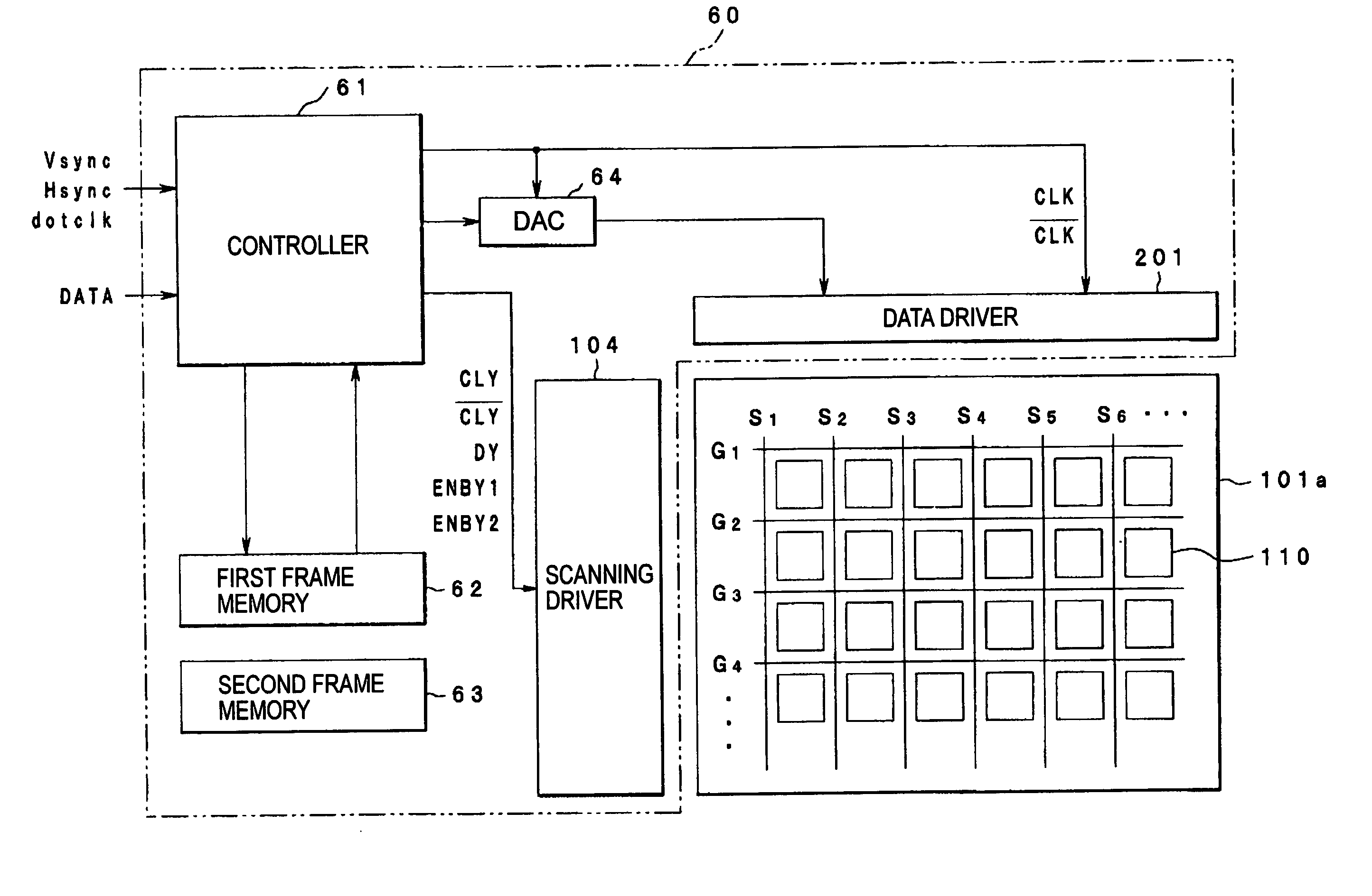 Electro-optical device, driving method of electro-optical device, driving circuit of electro-optical device and electronic apparatus