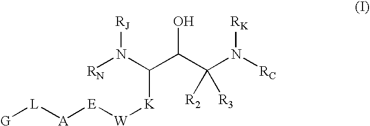 Substituted hydroxyethylamines