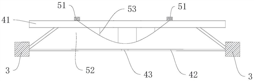 Recyclable prestress supporting system and construction method