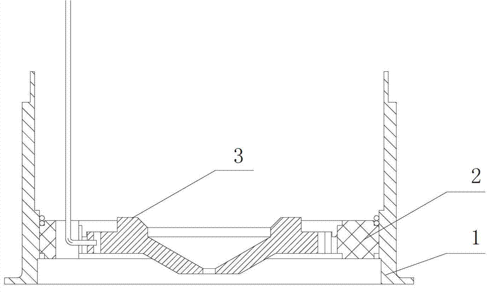 Space travelling wave tube collector component and assembly method thereof