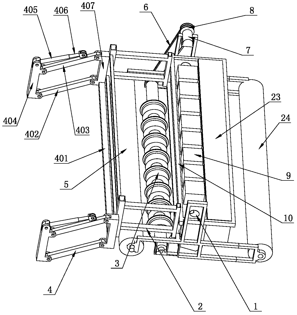 Integrated seeding-fertilizing-earthing compound operation machine and method