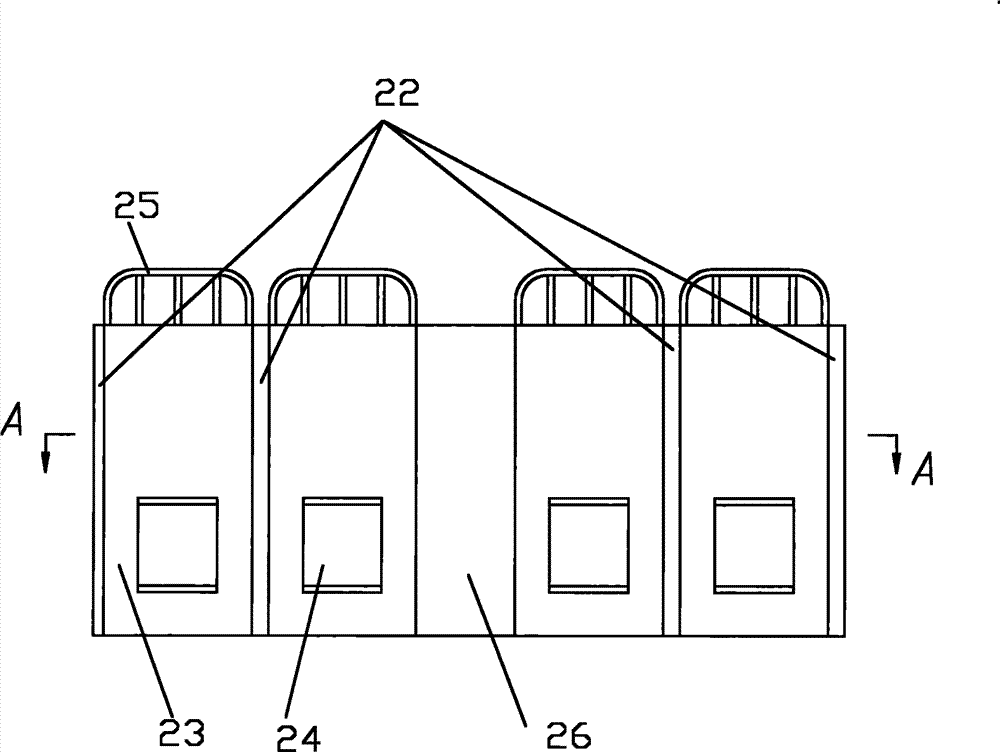 Wide- and narrow-row handheld rice transplanter with wide partition in seedling box