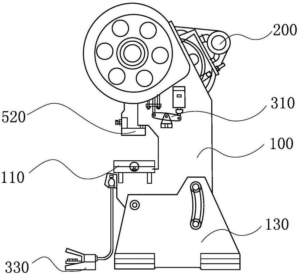 A tiltable press