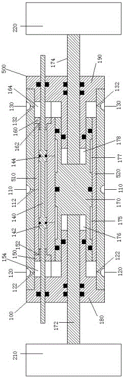 Circling flow type biogas fermentation system