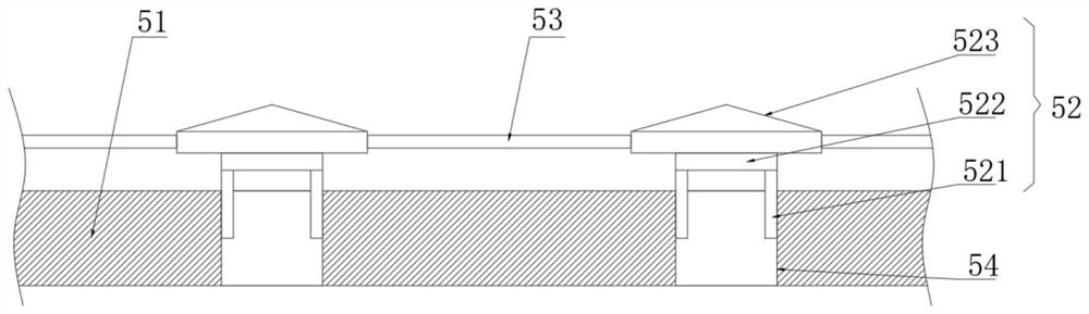 Rinsing device capable of reducing sinking degree for extracting water-soluble protein of minced fillet