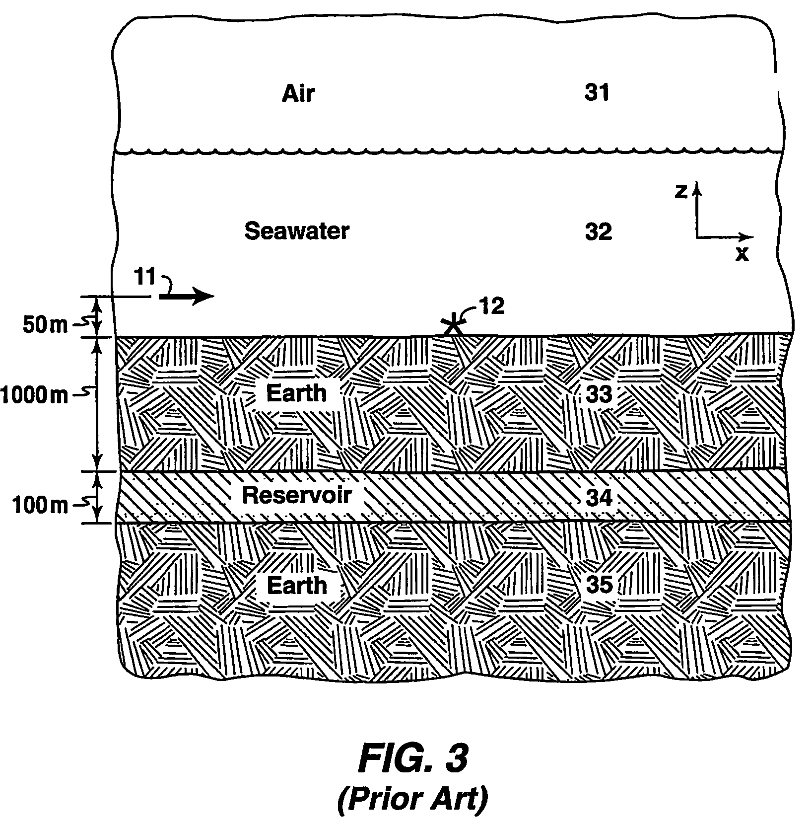 Method for removing air wave effect from offshore frequency domain controlled-source electromagnetic data