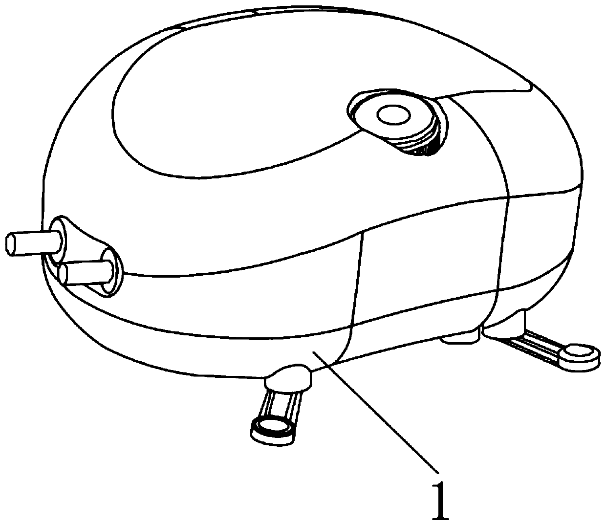 Vibration reduction and sound insulation pump