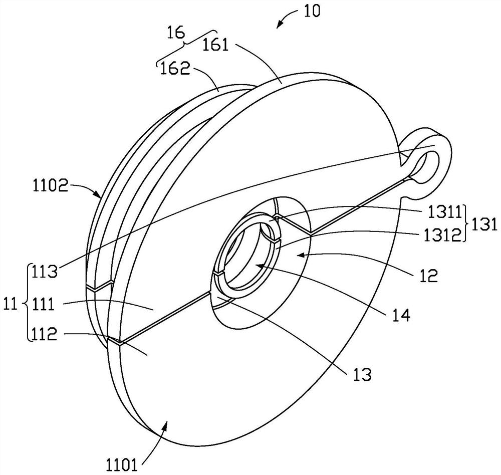 Sealing element and wireless intercom device using same