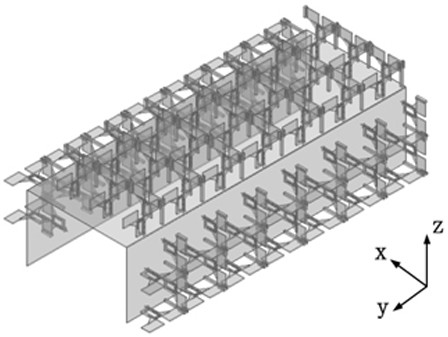 Foldable large-spacing ultra-wideband low-profile tight coupling array antenna