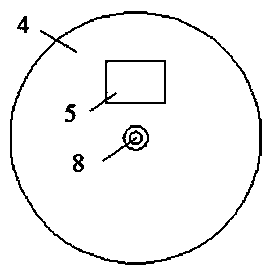 Cotton-wool dyeing device