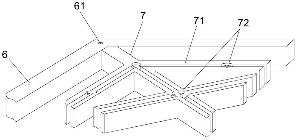 Multipoint nondestructive testing device for concrete