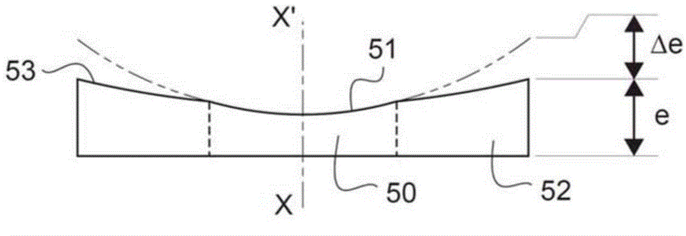 Ophthalmic lens and process for manufacturing such a lens