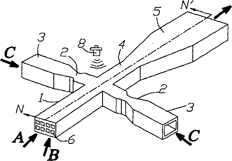 Mixer and method for preparing organic isocyanate