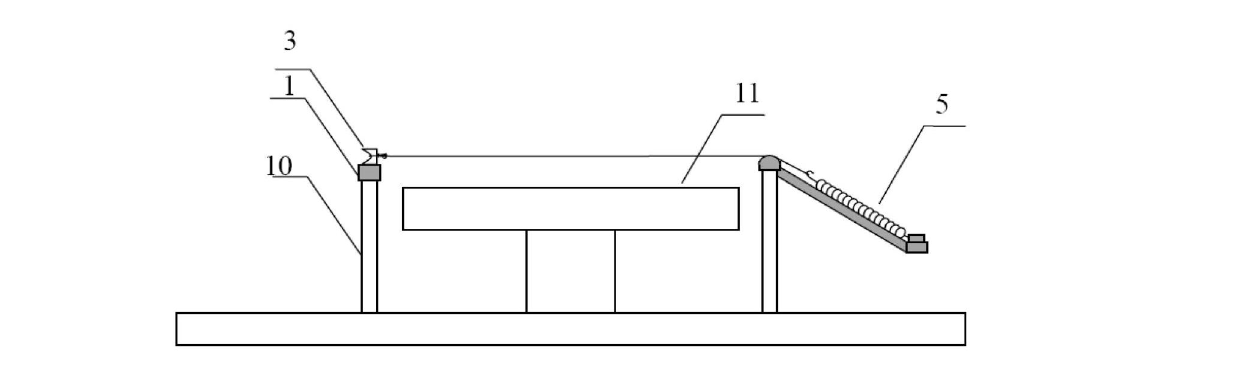 Hot filament rack for large-area deposited diamond film and manufacturing method of hot filament rack