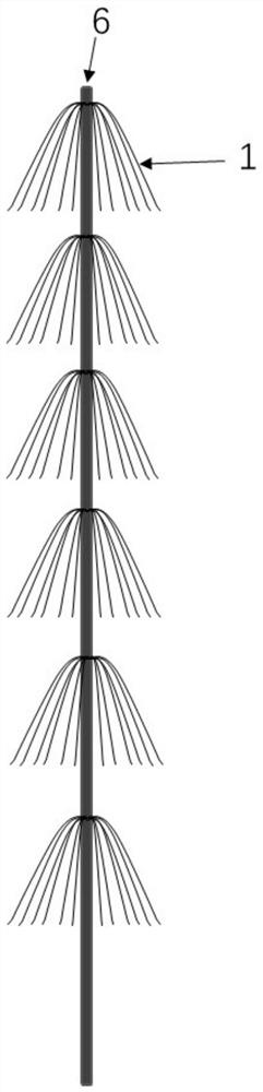 Water treatment composite electrode based on metal-based fiber material