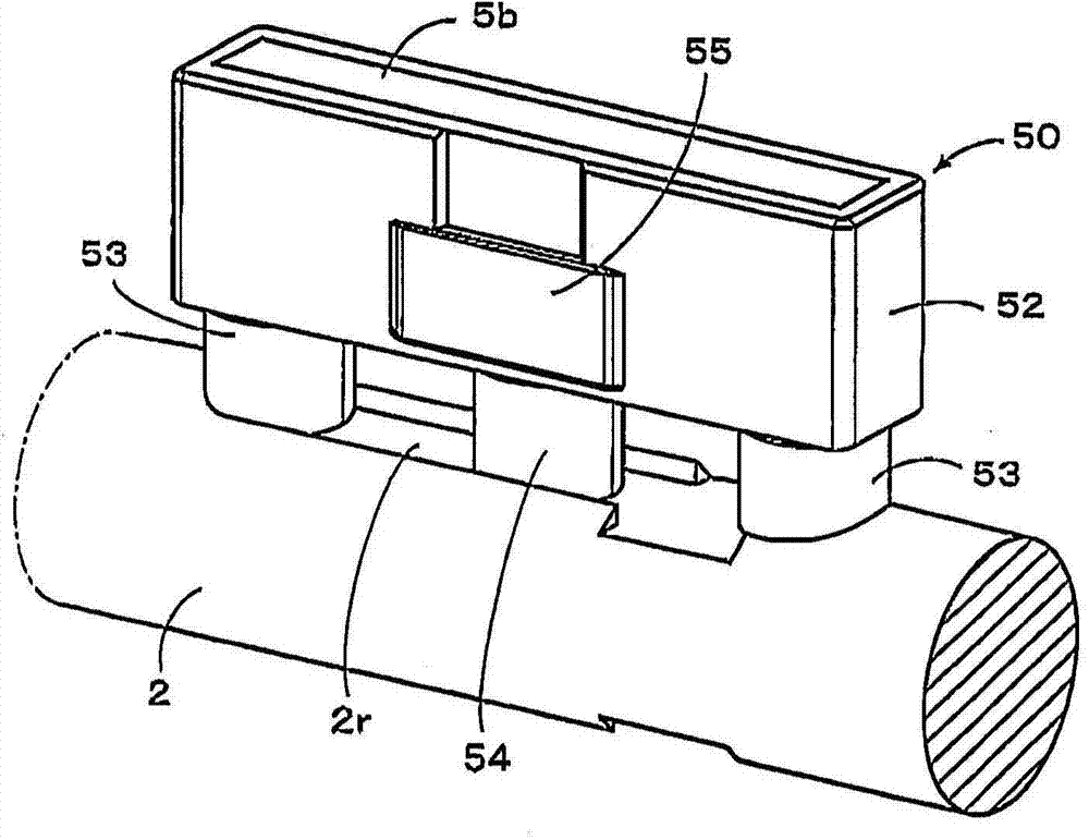 Displacement detection apparatus for linear motion mechanism and rear wheel steering apparatus for vehicle including the same