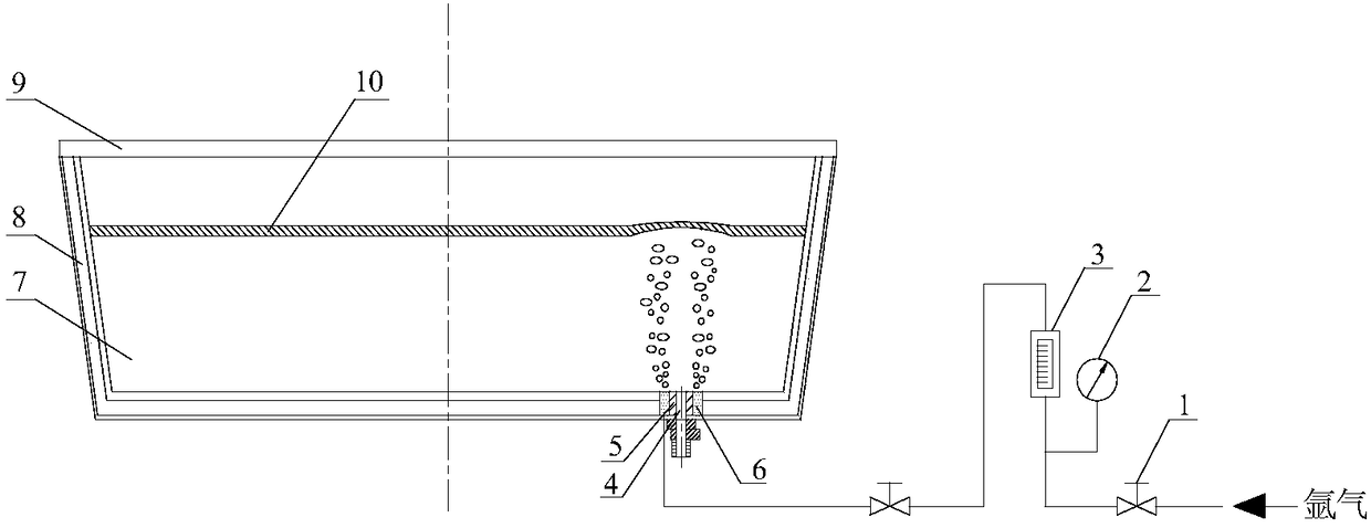 Capped tundish bottom permeable ring and tundish slag tapping control method using capped tundish bottom permeable ring