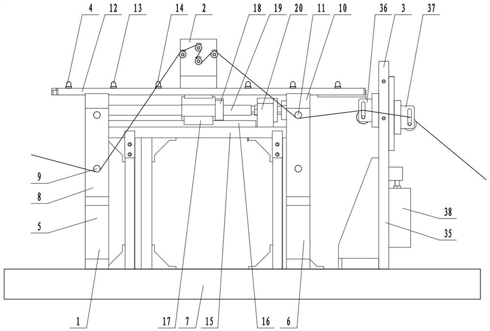 Stretching device for high-color-fastness cashmere evenness