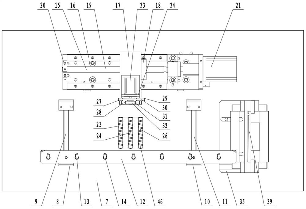 Stretching device for high-color-fastness cashmere evenness