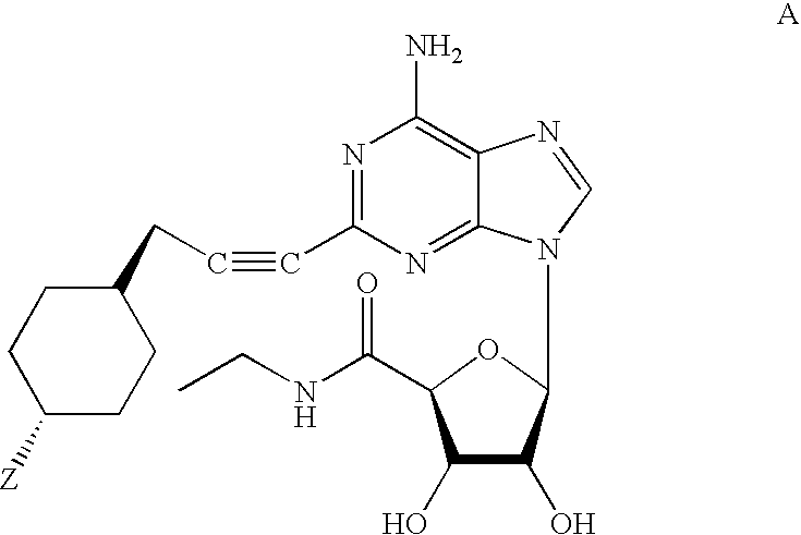 Methods for preparing 2-alkynyladenosine deriviatives