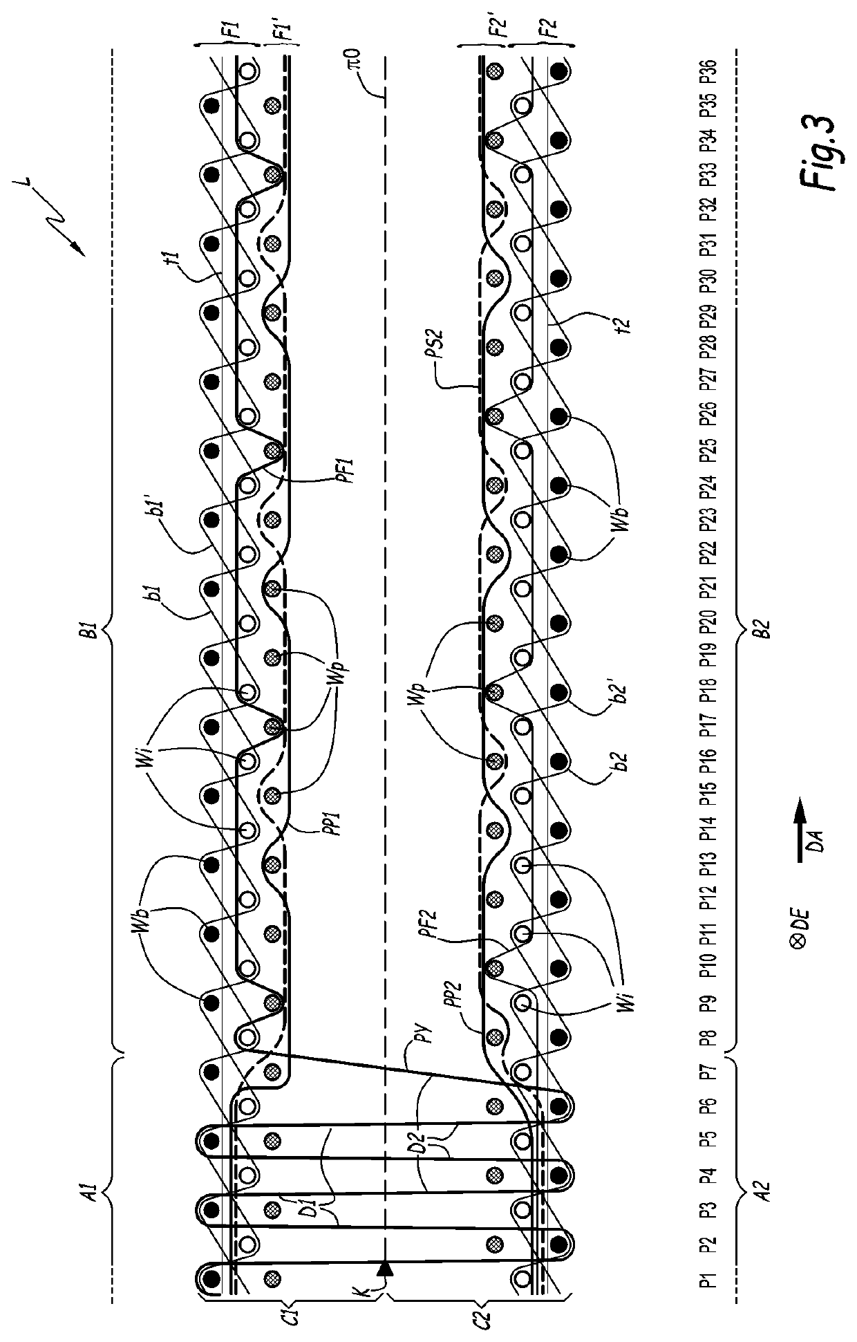 Method for weaving pile fabrics and pile fabric woven with such a method