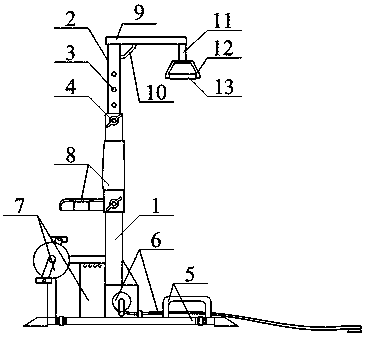 Movable physical exercise training device