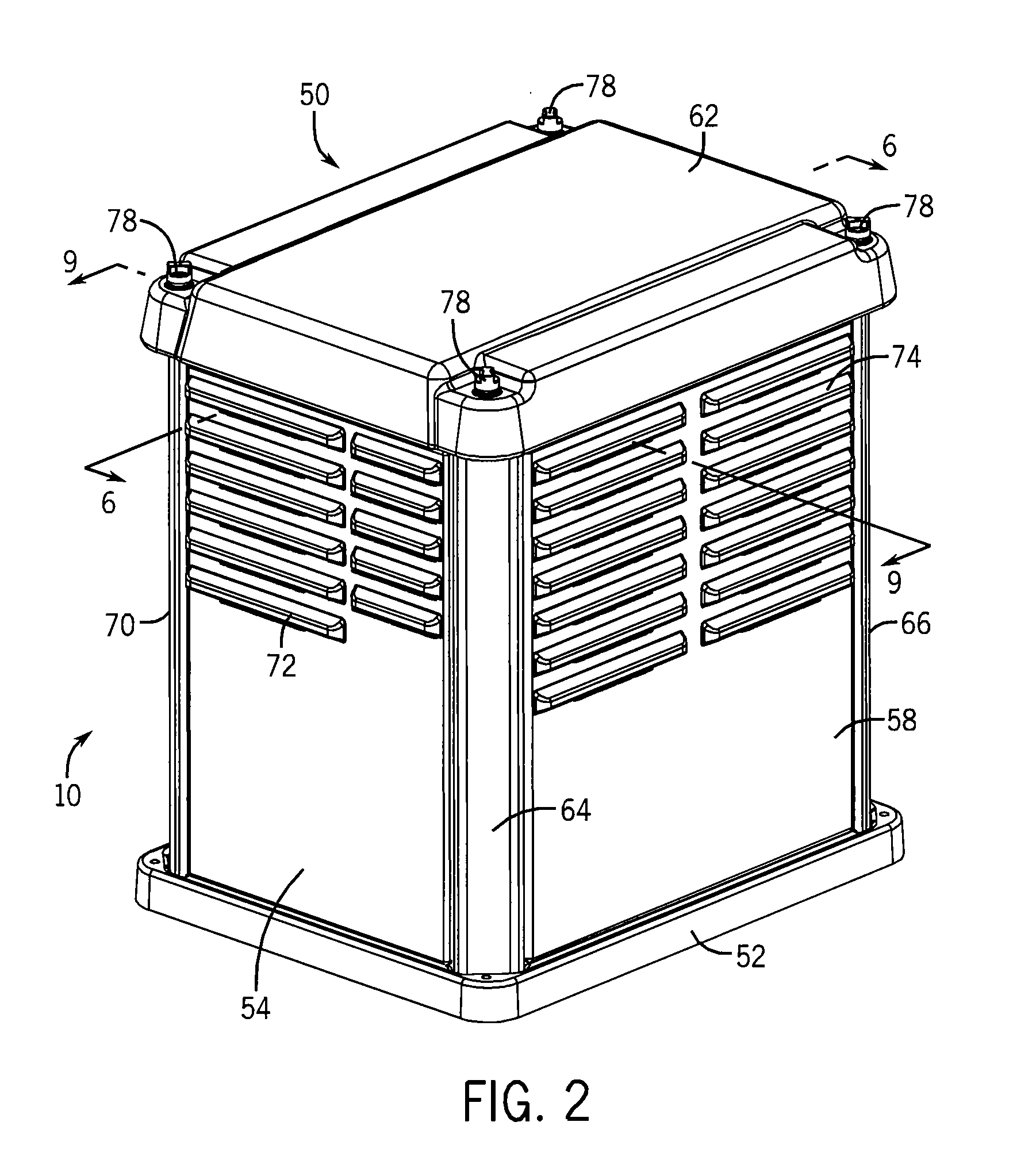 Electrical Generator With Improved Cooling And Exhaust Flows