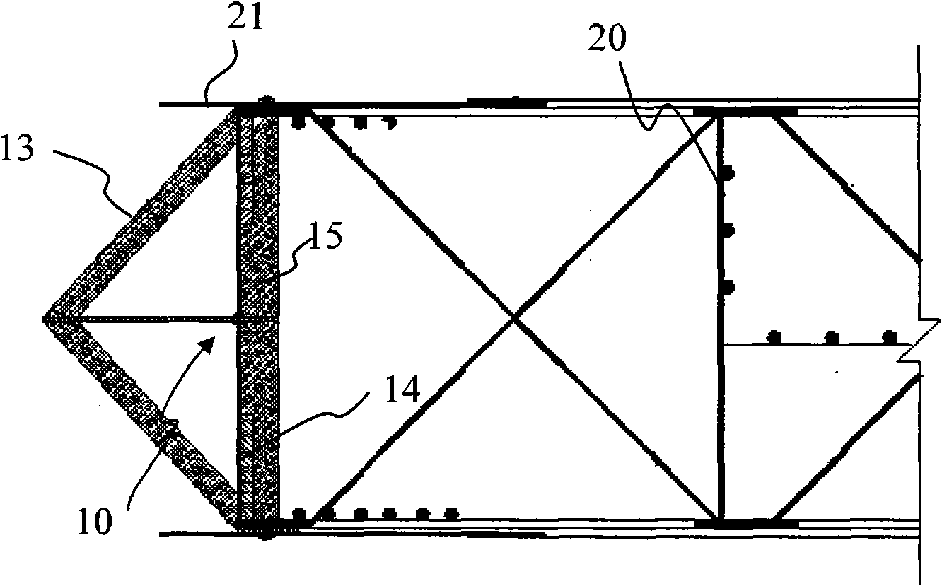 Cross steel plate water-stopping joint continuous concrete wall and joint construction method thereof