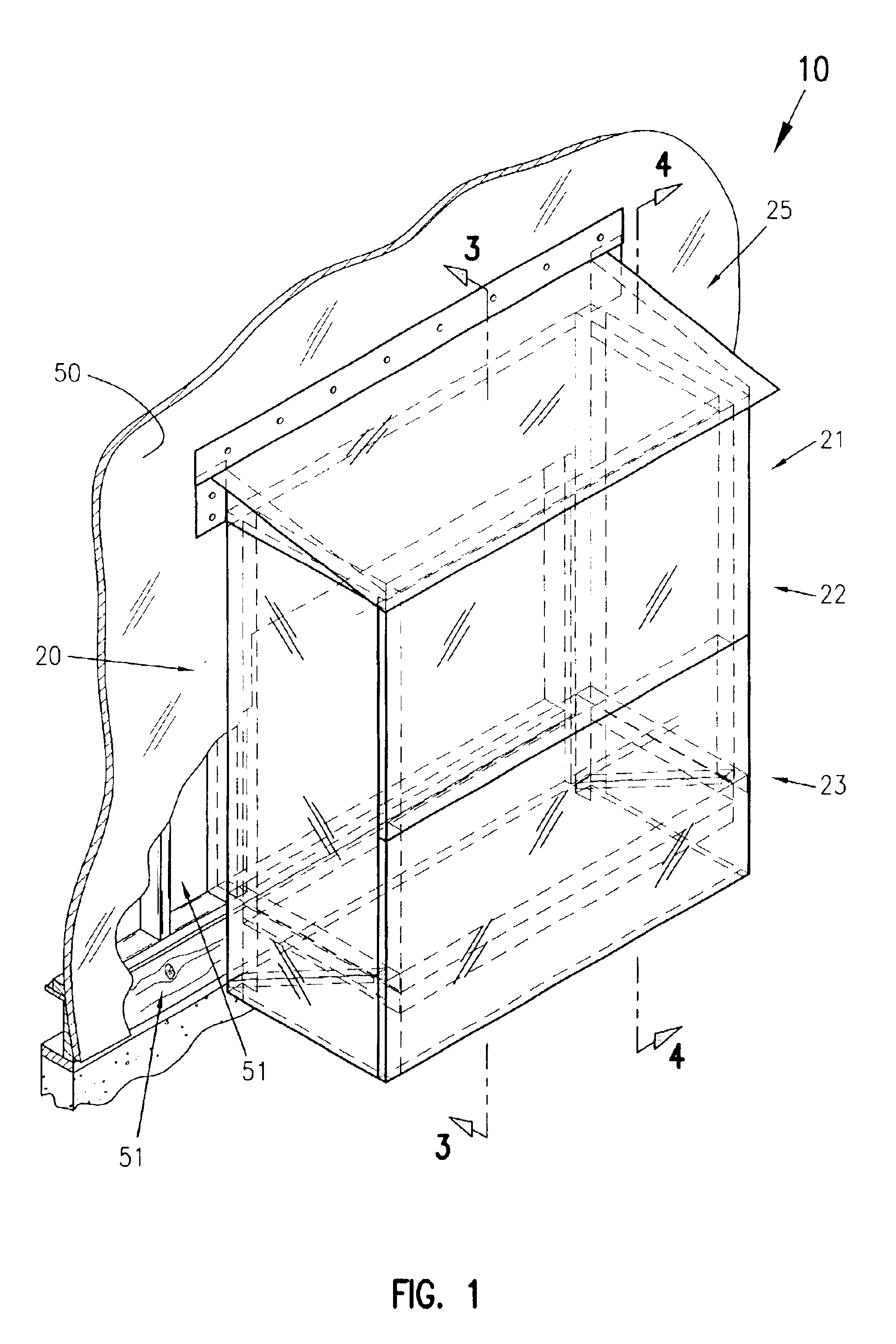 Fireplace enclosure