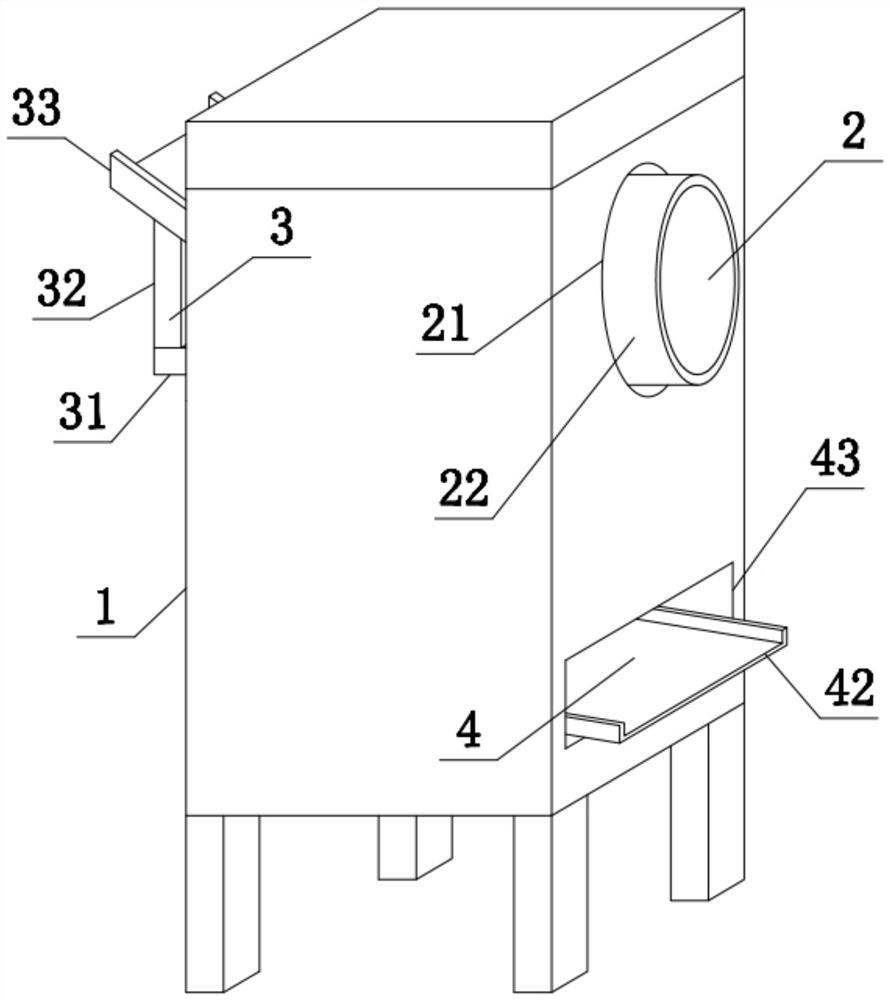 Raw material screening treatment equipment used for concrete building production and processing