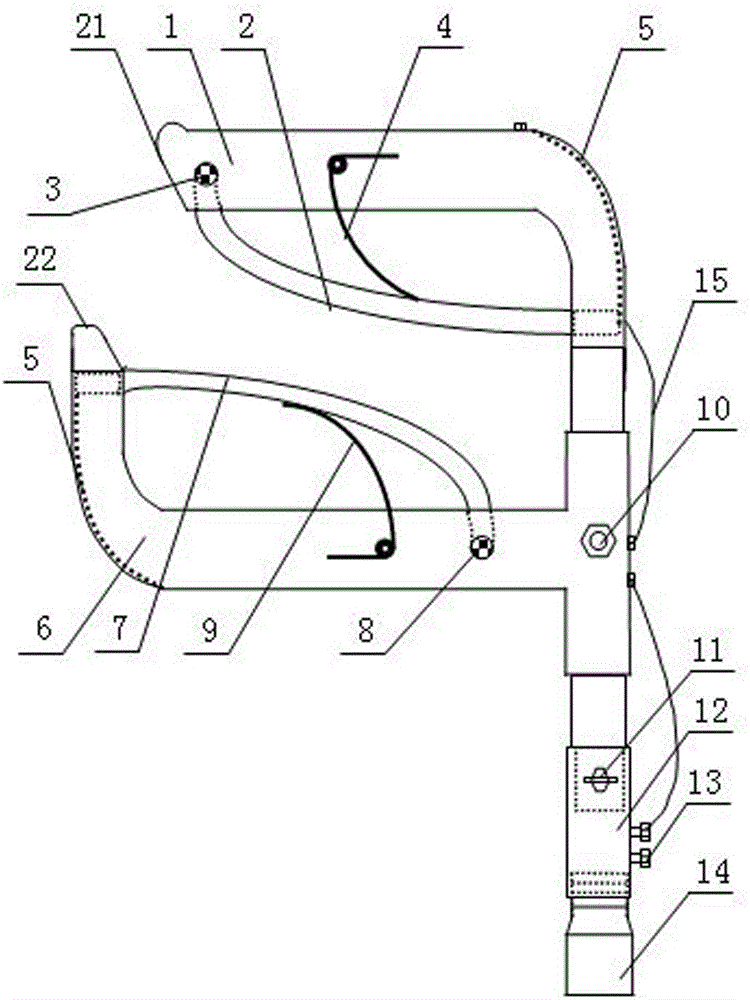 Multifunctional ground rod line end clamp