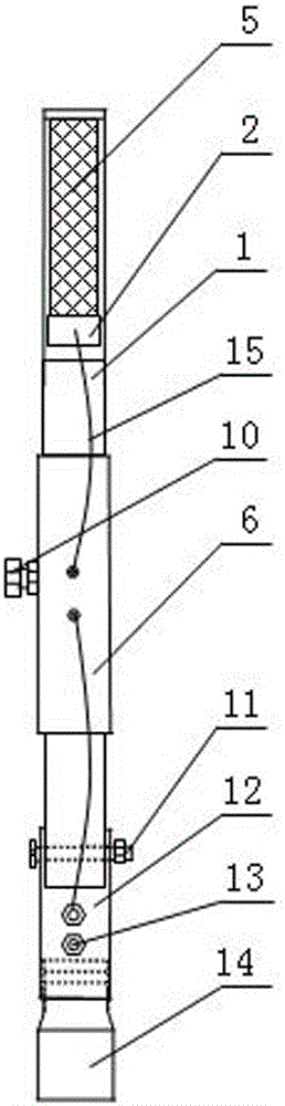 Multifunctional ground rod line end clamp