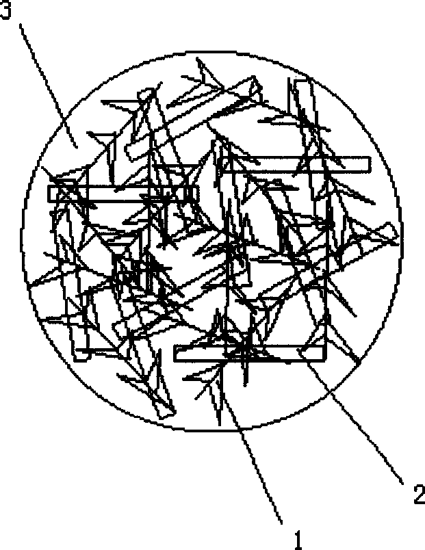 No-weaving filter composite material of feather fiber and preparation method thereof