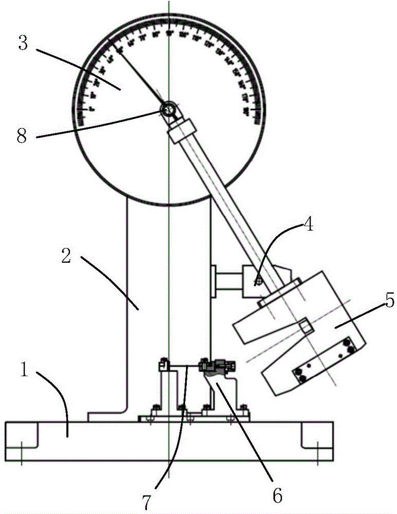 Metal sheet spot-welding joint impact performance test device and method