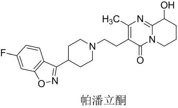 Method for utilizing microchannel reactor to synthesize paliperidone midbody