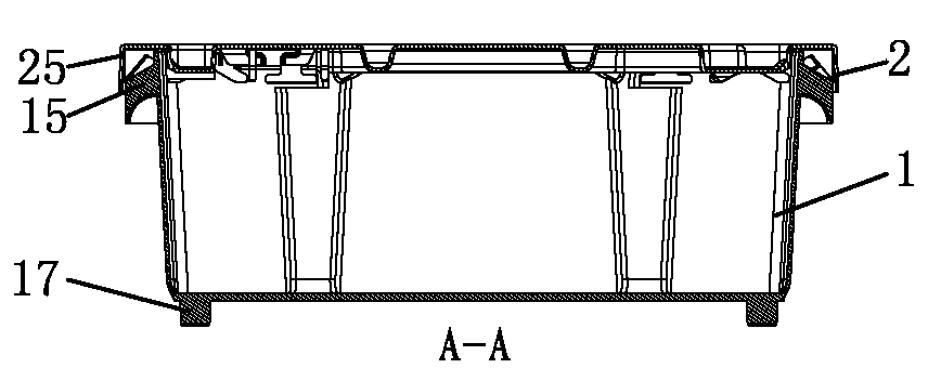 Inclined buckle vertical-press type box and manufacturing technology