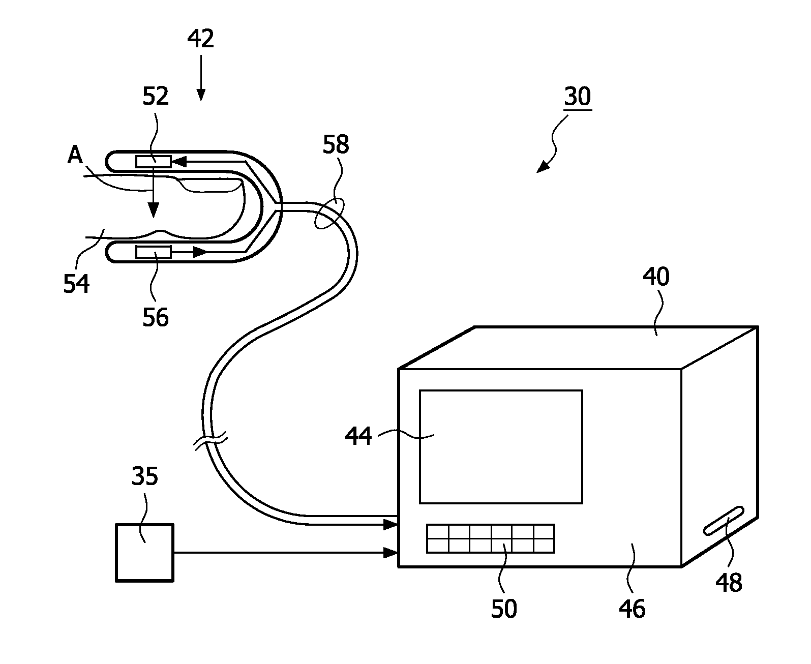 Apparatus and method for monitoring pressure related changes in the extra-thoracic arterial circulatory system